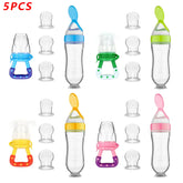 Silicone Squeezing Feeding Bottle